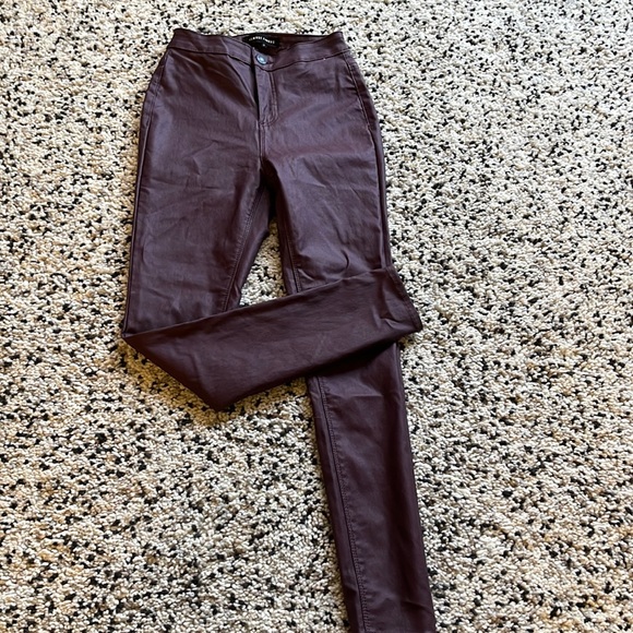 Almost Famous Denim - Pleather jeggings size 3